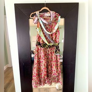 Anthropologie boho whimsical dress